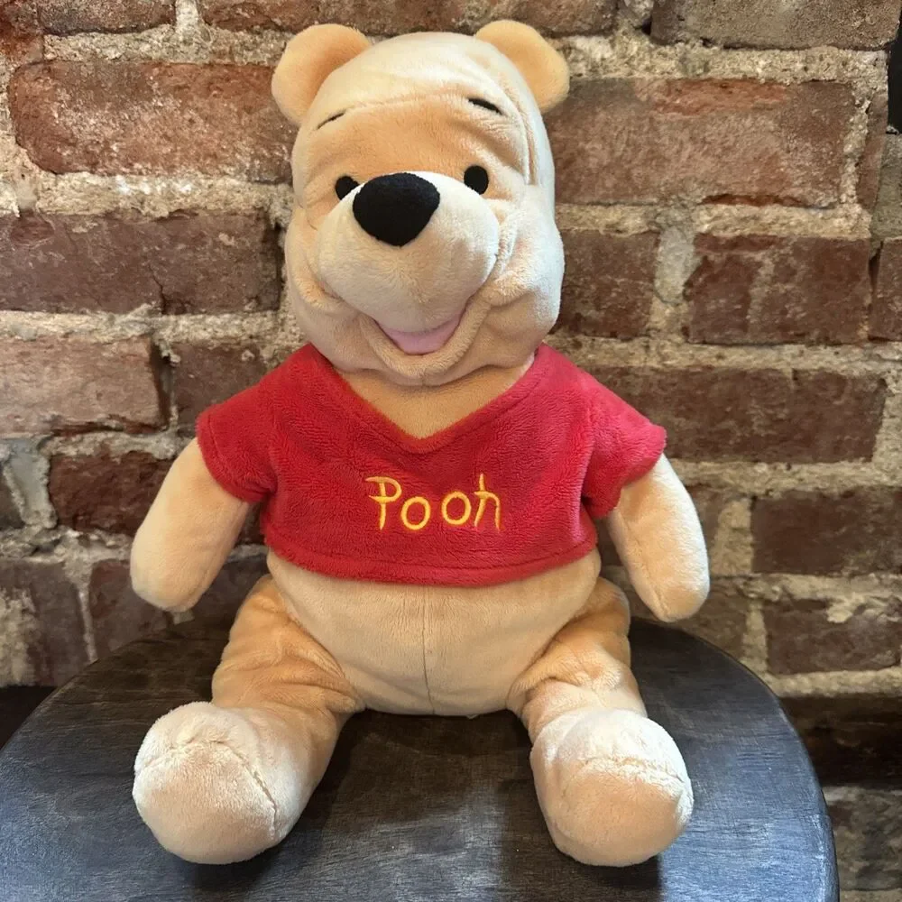 Winnie The Pooh Disney Store Plush 17” Genuine Authentic Original Very Soft